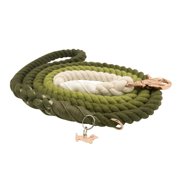 Rope Leash (Ombre Olive)