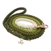 Load image into Gallery viewer, Rope Leash (Ombre Olive)
